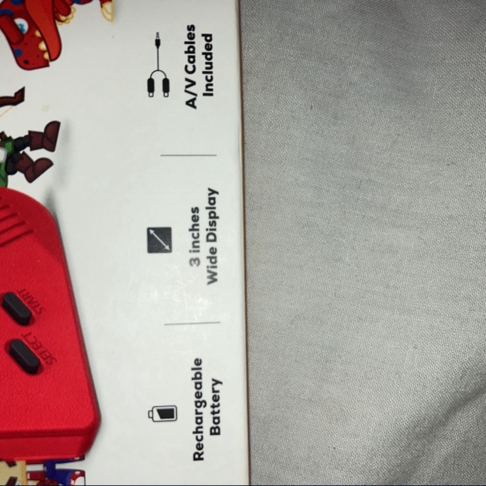 Arcade Fun Portable Game Console - Red - Picture 5 of 5